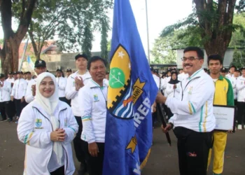 Kontingen PORSENITAS XIII 2026 Resmi Dilepas Wali Kota Cirebon, Effendi Edo